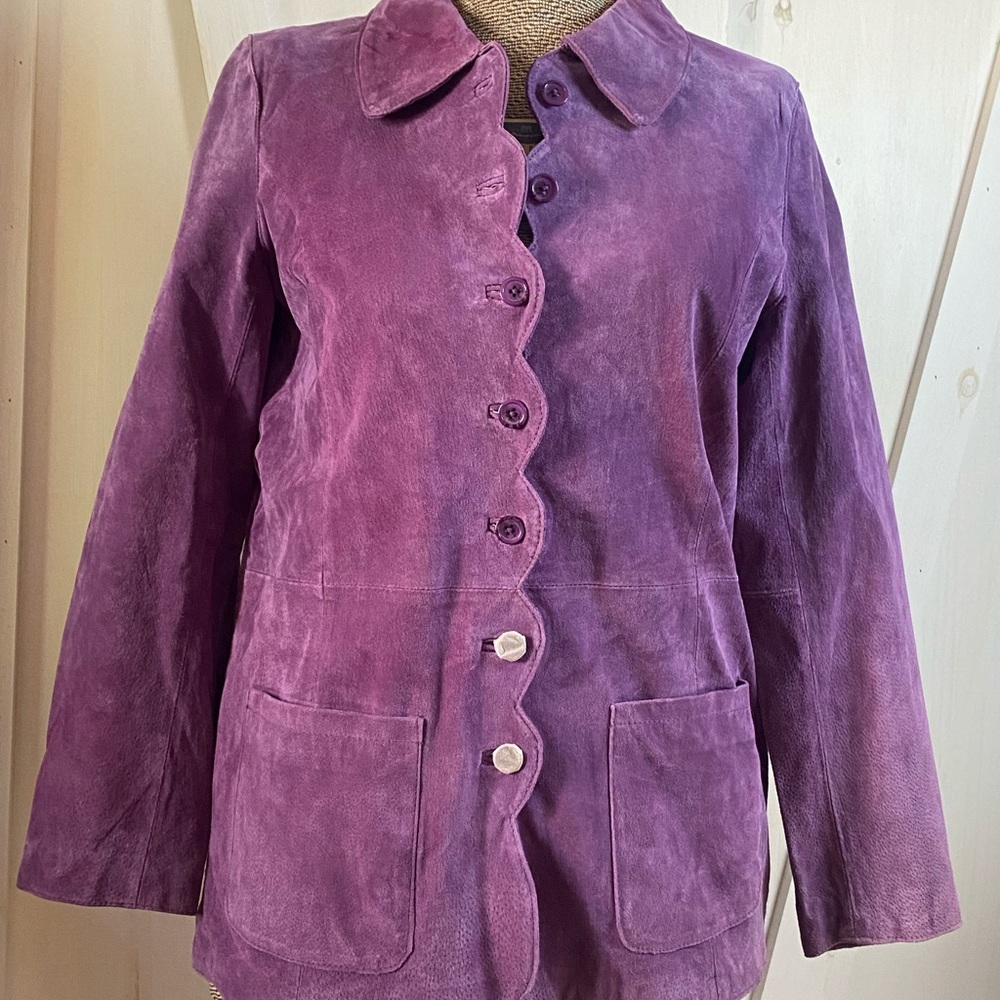 Denim & Co Washable Leather Jacket